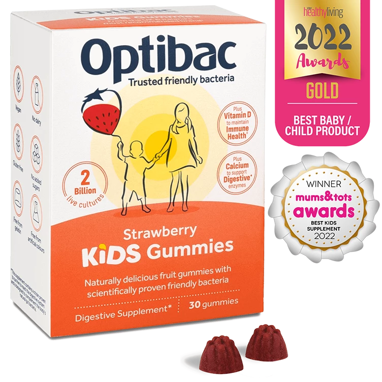 Optibac Kids Strawberry Gummies