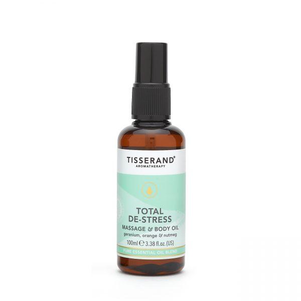 Tisserand Total De-Stress Massage & Body Oil - McCartans Pharmacy