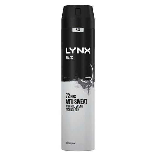 Lynx Black Anti-perspirant Spray - McCartans Pharmacy