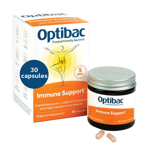 Optibac Probiotics Daily Immunity + Vit C