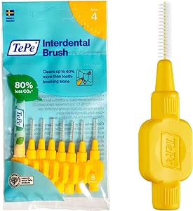 Tepe Interdental Brush Yellow 0.7mm G4100/8 - McCartans Pharmacy