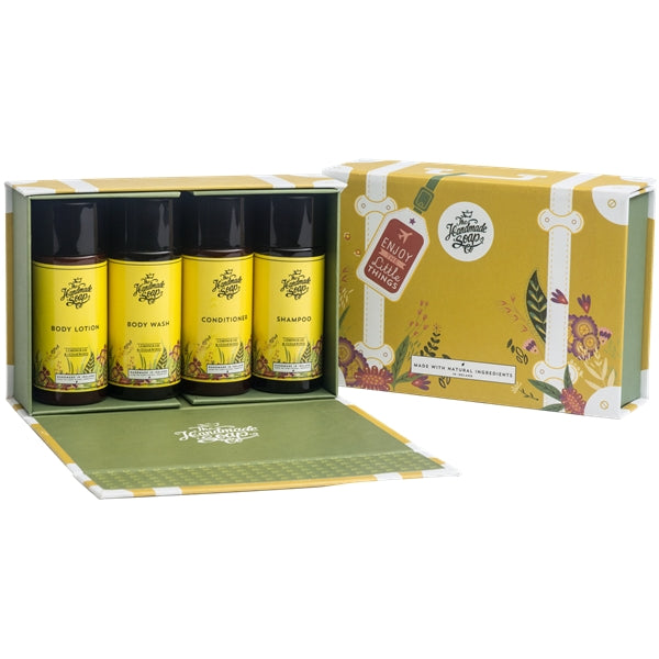 The Handmade Soap Co. Lemongrass & Cedarwood Travel Set - McCartans Pharmacy