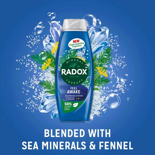 Radox Shower Gel Feel Awake For Men - McCartans Pharmacy