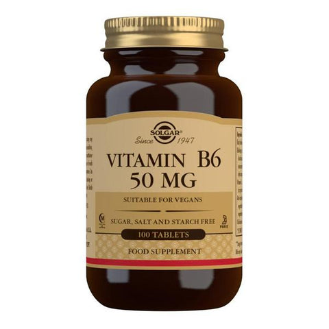 Solgar Vitamin B6 50mg 12548706 - McCartans Pharmacy