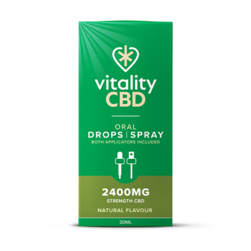 Vitality CBD Oral Drops/Spray 2400mg Natural - McCartans Pharmacy