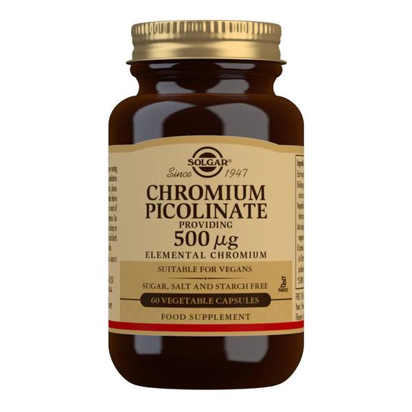 Solgar Chromium Picolinate 500mcg Capsules 12543550 - McCartans Pharmacy