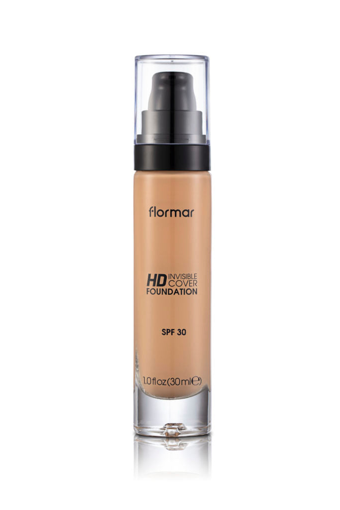Flormar HD Invisible Cover Foundation 90 Golden Neutral FL1485 - McCartans Pharmacy