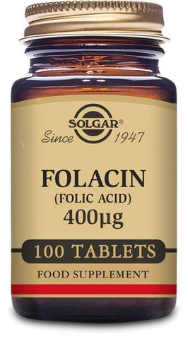 Solgar Folacin Folic Acid 400ug Tablets 12536334 - McCartans Pharmacy