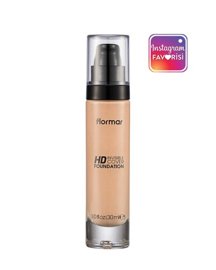 Flormar HD Invisible Cover Foundation 90 Golden Neutral FL1485 - McCartans Pharmacy