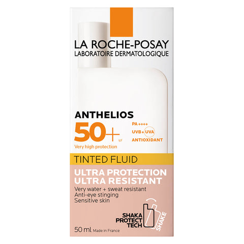 La Roche-Posay Anthelios Ultra-Light Invisible Fluid SPF50+ Tinted 50ml - McCartans Pharmacy